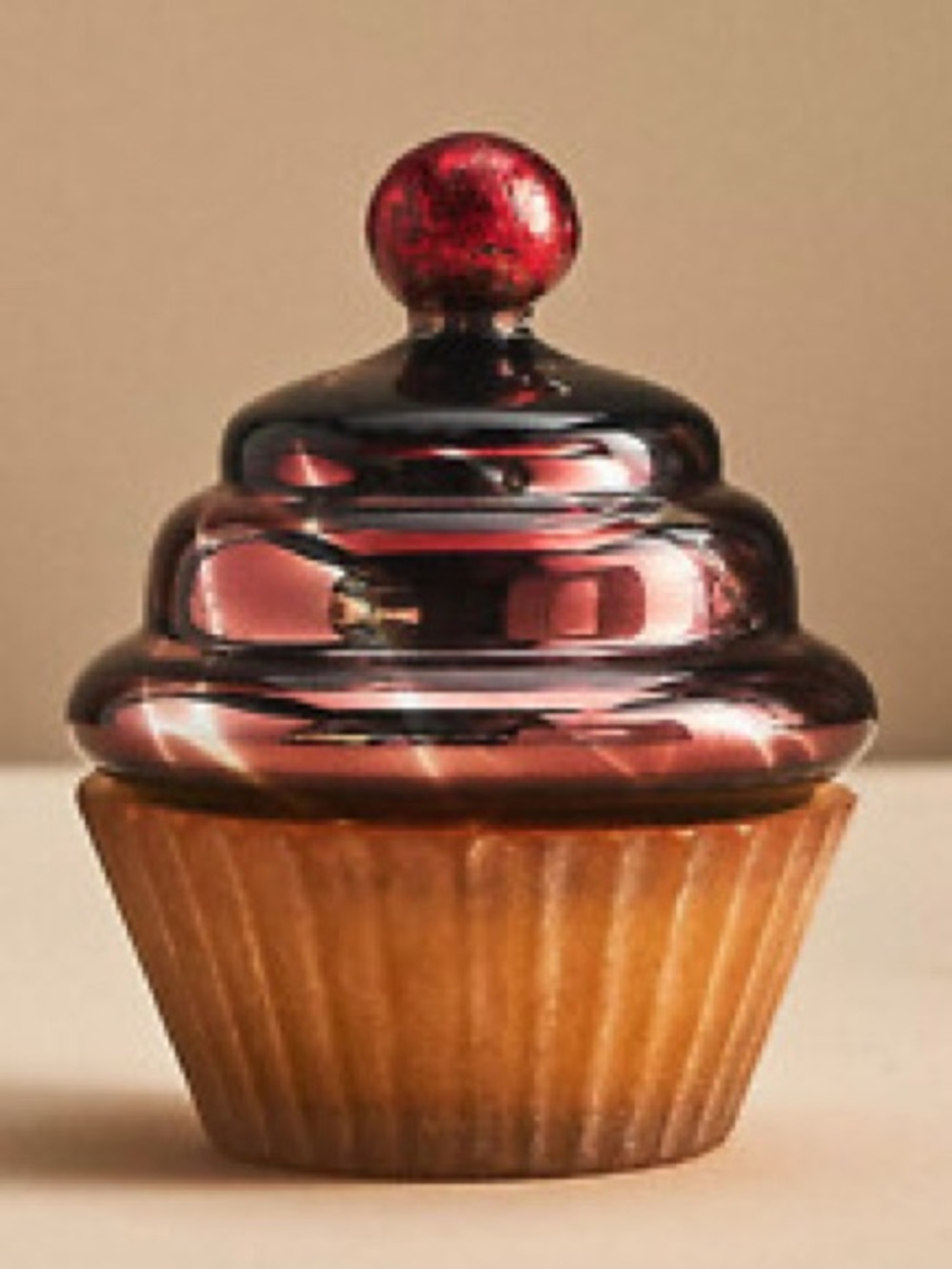 NEW Cupcake Gourmand Caramel Café Glass Candle Anthropologie